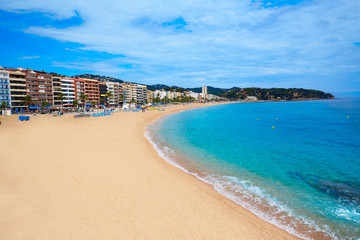 Fototapeta premium Costa Brava beach Lloret de Mar Catalonia Spain