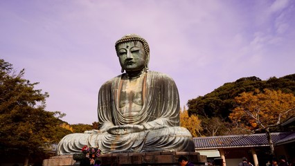鎌倉大仏院高徳院の国宝銅造阿弥陀如来坐像
