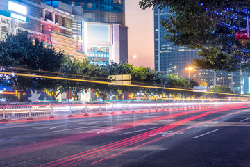 slow motion of urban traffic scene