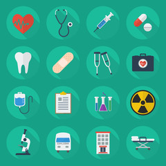 Medical Flat Icon Set