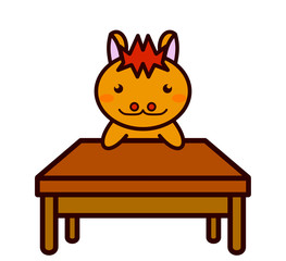 会議をする動物シリーズ