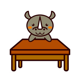 会議をする動物シリーズ