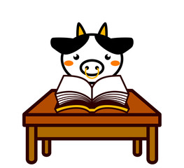 読書する動物シリーズ