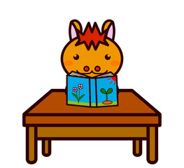 読書する動物シリーズ