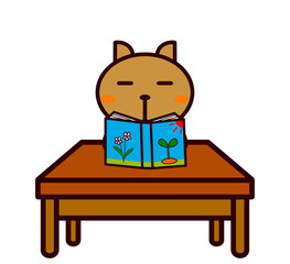 読書する動物シリーズ