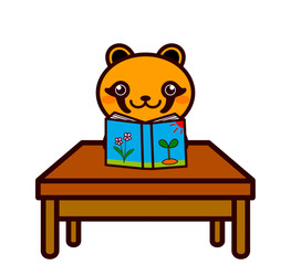 読書する動物シリーズ