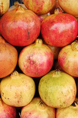 close up of pomegranate for background
