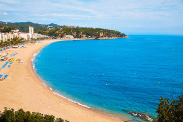Costa Brava beach Lloret de Mar Catalonia Spain
