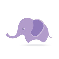 cute female elephant, cartoon drawing thailand