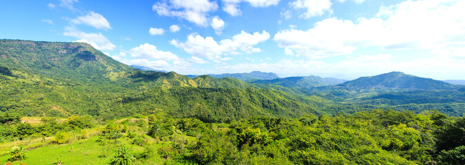 Fototapeta na wymiar Mountain landscape Panorama