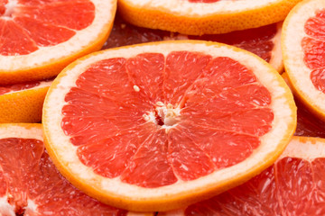 Grapefruit slices