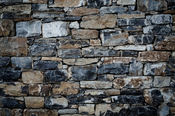 wall of stones as a texture