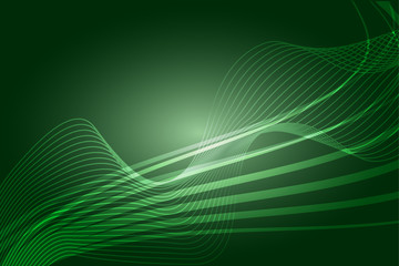 Abstract green background with swirl