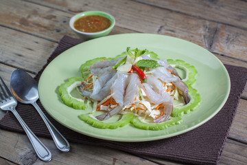 shrimp in fish sauce,hot and spicy