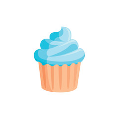 sweet cupcake bakery logo icon vector