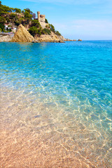 Lloret de Mar Castell Plaja at Sa Caleta beach