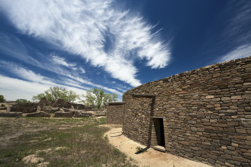 Fototapeta na wymiar Aztec Ruins in New Mexico