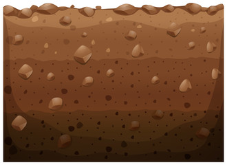 Different layer of the underground