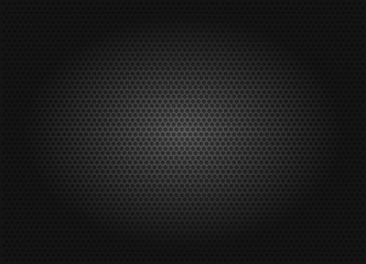 Naklejka premium Black perforated metallic background