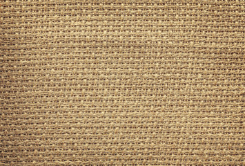 Retro style photo of natural linen fabric.