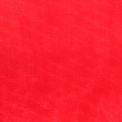 Blurred Background of Red Woolen Fabric