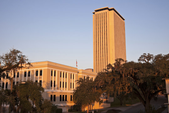 State Capitol Building In Tallahassee