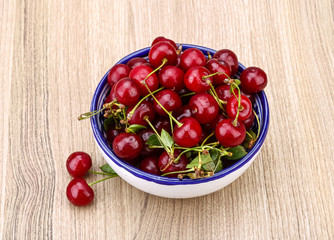 Cherry in the bowl