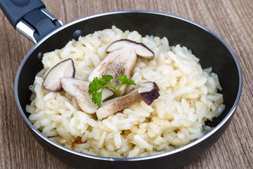 Mushroom risotto