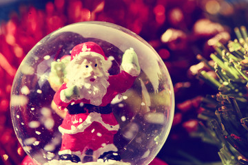 christmas snow globe