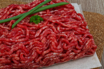 Minced beef meat