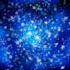 Fototapeta na wymiar blue christmas background texture