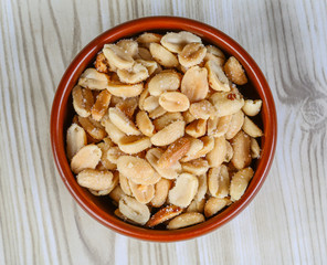 Salted peanuts