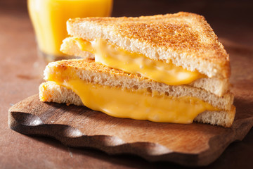 grilled cheese sandwich for breakfast - Powered by Adobe