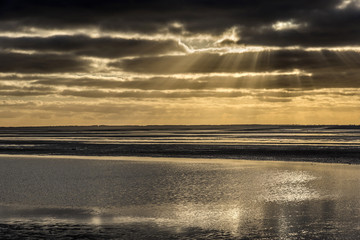 Lichtstimmung  über der Nordsee