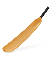 cricket bat vector illustration