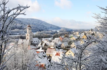 Schnee im Pommelsbrunn © Monika Wiedemann