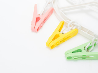 カラフルな洗濯バサミ