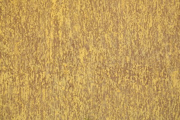 Plastered brown and yellow wall