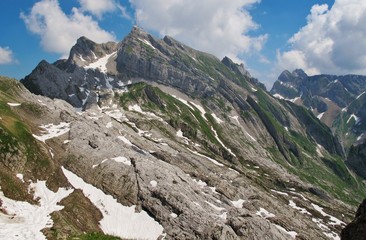 Säntis, Anstieg von Westen