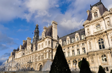 The Hotel de Ville in Paris