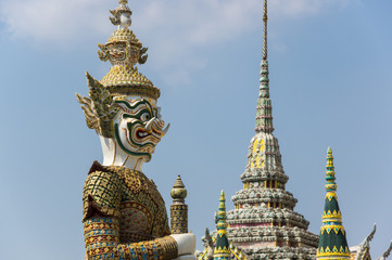 Demon guardian in Wat Phra Kaeo