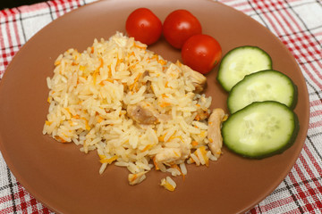 pilaf with chicken