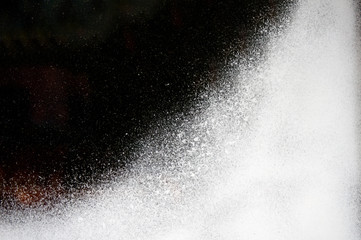 Snow powder Christmas background