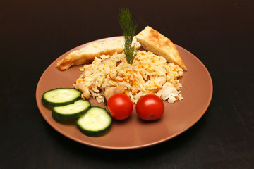 pilaf with chicken