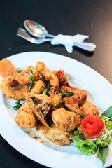 Crispy Fish Maw in Spicy Salad