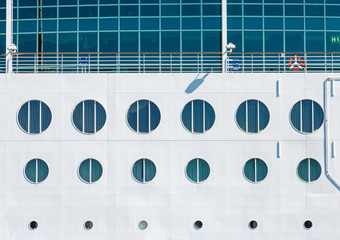 Portholes Under Atrium Windows