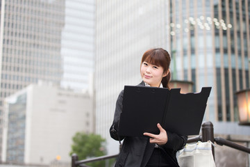 Fototapeta premium OLポートレート