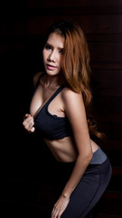 Naklejka premium Asian Young beautiful asian woman model