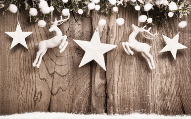 Christmas decoration with deer 