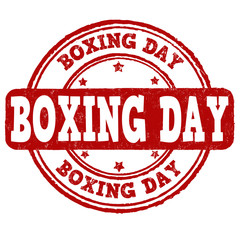 Boxing day stamp